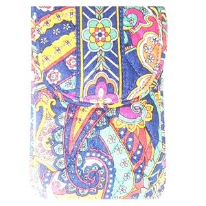 VERA BRADLEY PHONE CASE POUCH WITH METAL STRAP